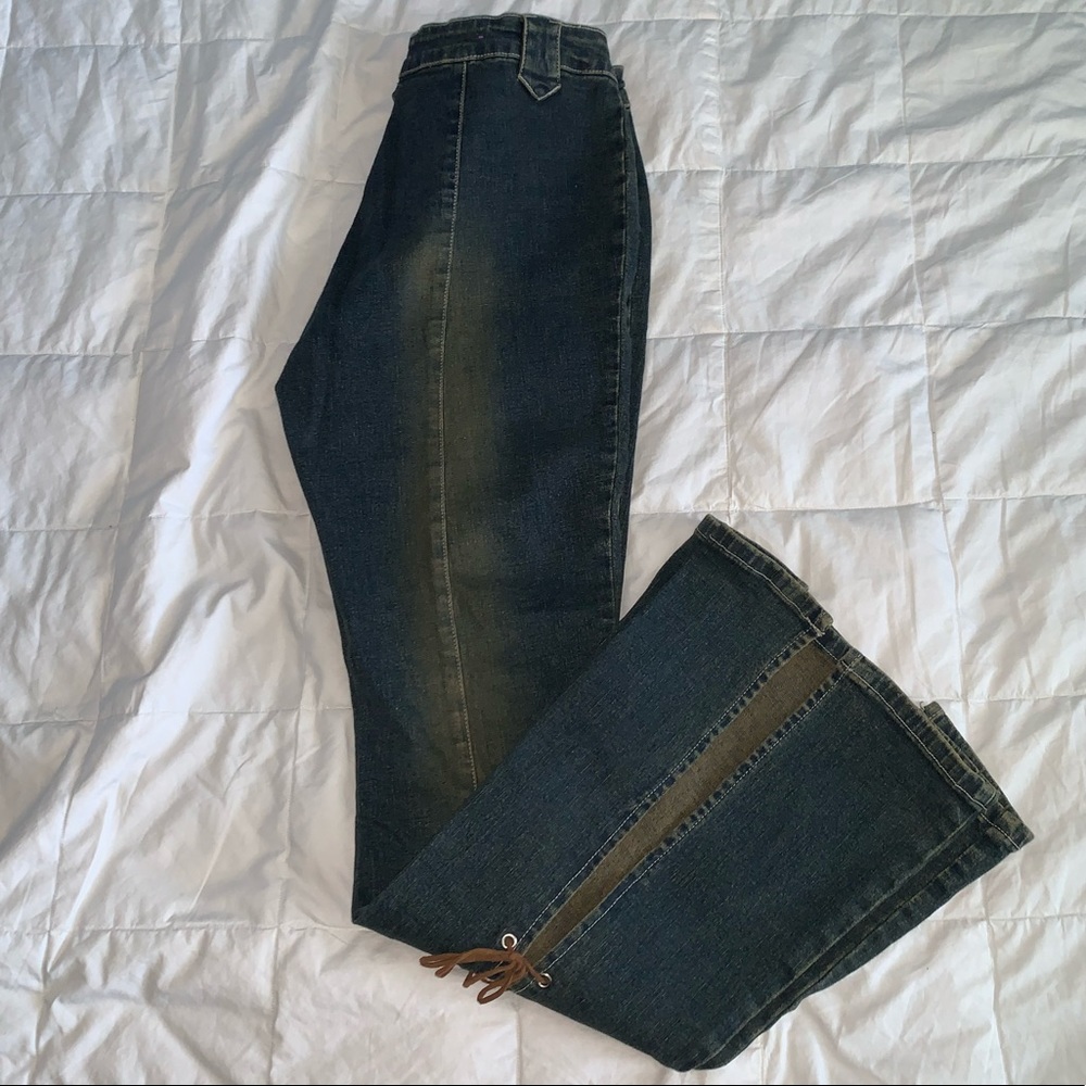 Vintage Distressed Bellbottom Jeans